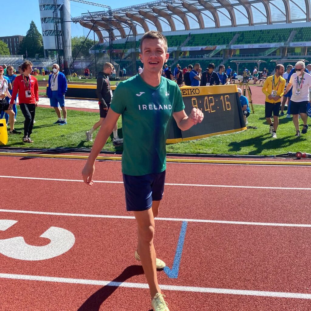 O'Donnell in action on opening day of World Athletics Championships