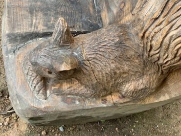 Outrage after vandals damage south Donegal animal carvings