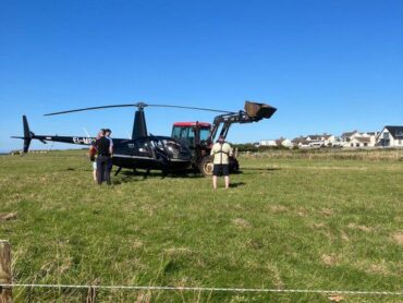 Enniscrone farmer takes stance after helicopter lands without permission