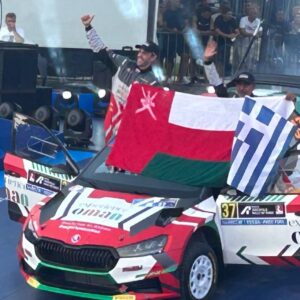 Sligo's Niall Burns competes in Rally Greece