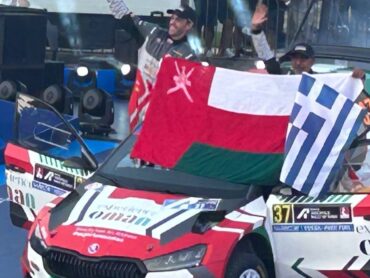 Sligo’s Niall Burns competes in Rally Greece