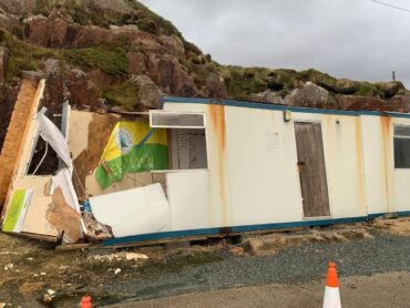 Storm Ashley wrecks havoc on rowing club in Donegal