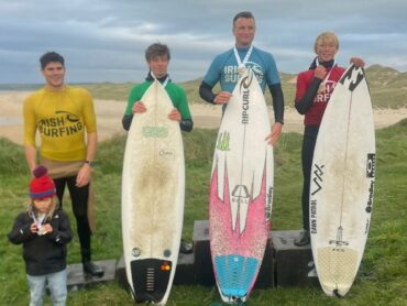 Sligo’s Gearóid McDaid wins record 7th national surf title