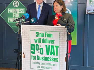 Sinn Fein leader defends immigration policy as part of North West visit